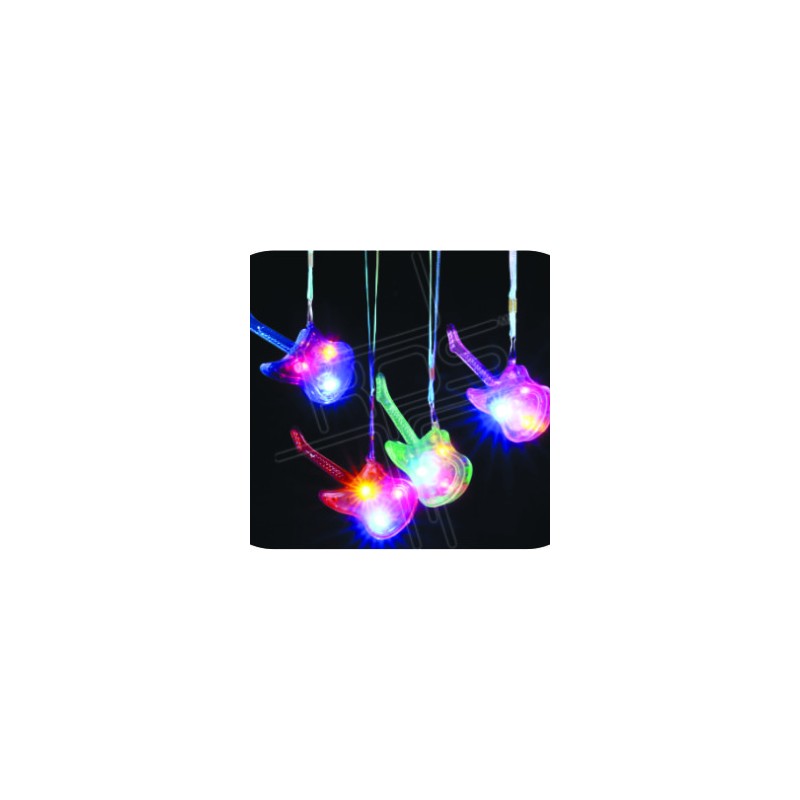 Collar guitarra con luz
